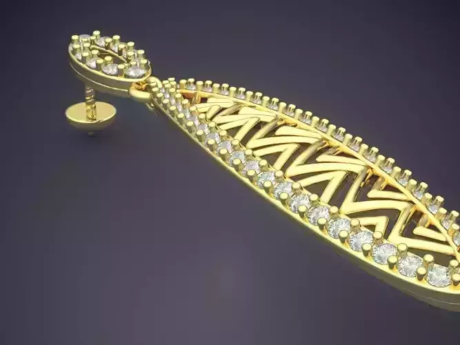 Pendant With Diamonds E-21 3D print model