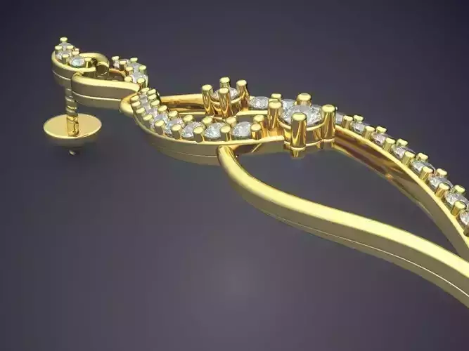 Pendant With Diamonds E-12 3D print model