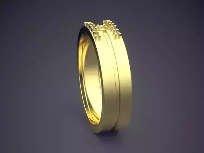 Ring With Small Diamonds CRGR040