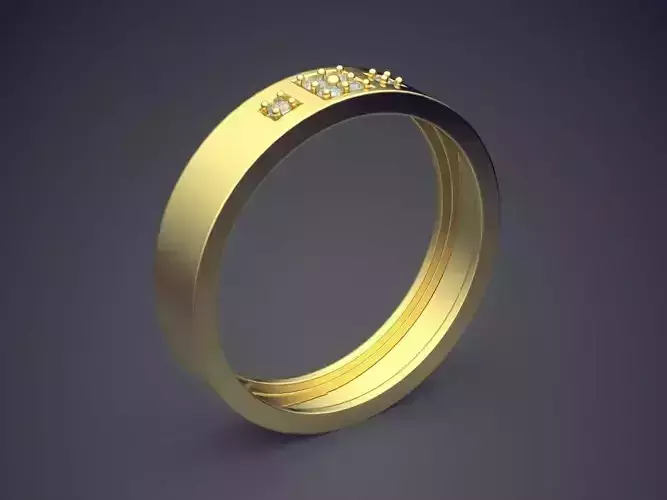 Ring With Small Diamonds CRGR037