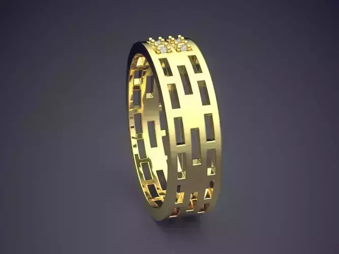 Ring With Diamonds CRGR035