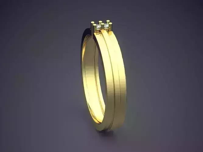 Ring With Few Small Diamonds CRGR014