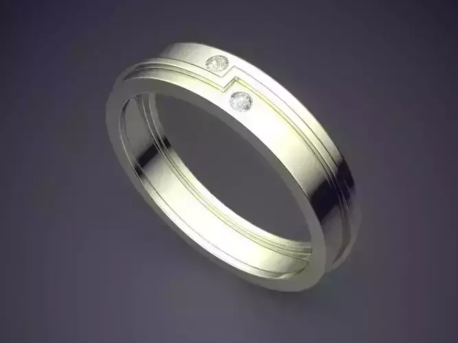 Ring With Small Diamonds CRGR012