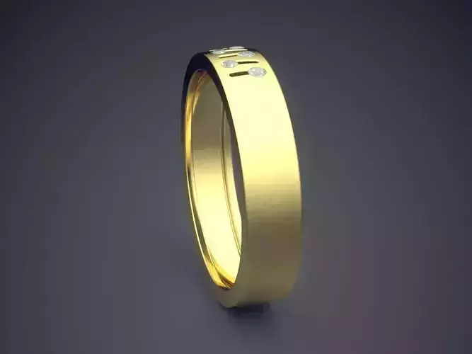 Ring With Small Diamonds CRGR005-1