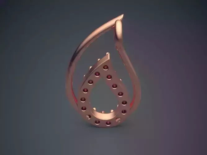 Drop Shape Pendant 