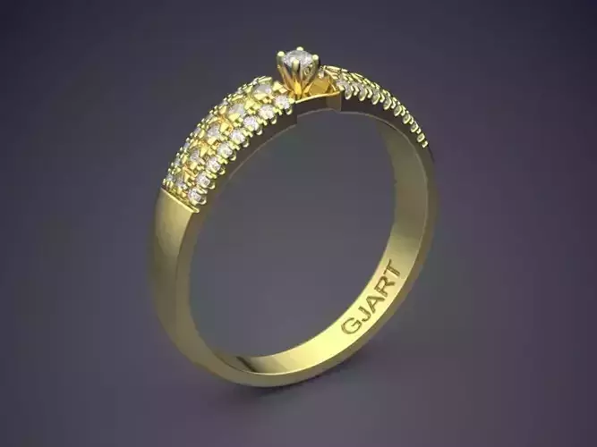 Ring With Diamonds Gjart A-97