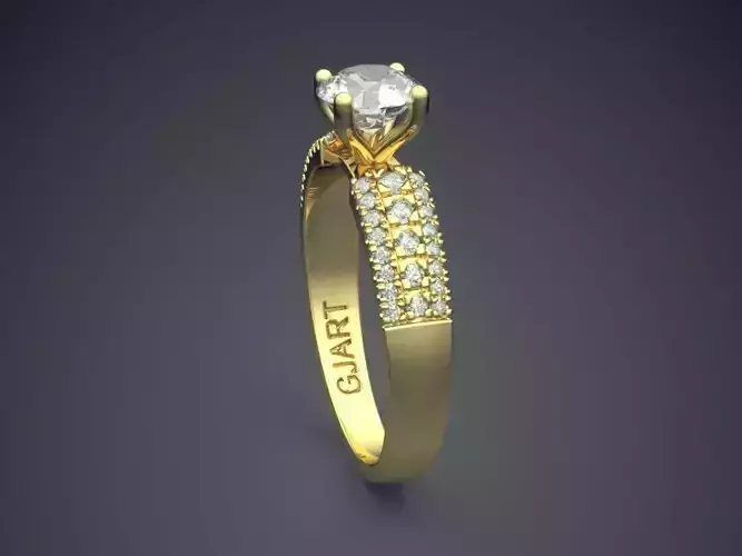 Ring With Diamonds Gjart A-95