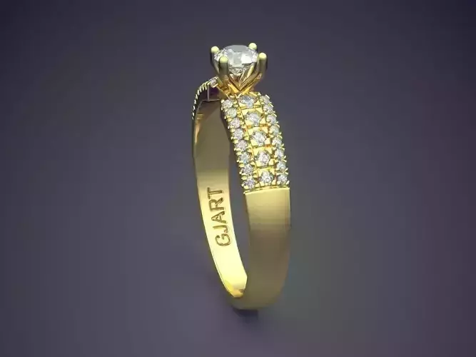 Ring With Diamonds Gjart A-96