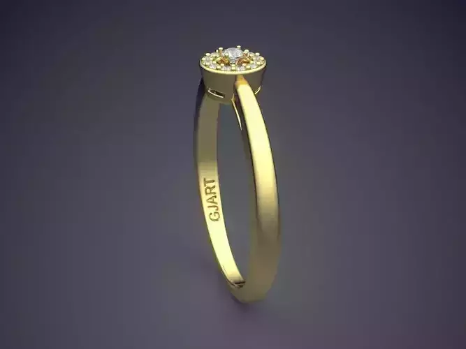 Ring With Diamonds Gjart A-94