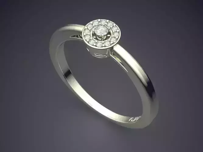 Ring With Diamonds Gjart A-94