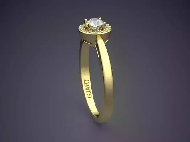 Ring With Diamonds Gjart A-93