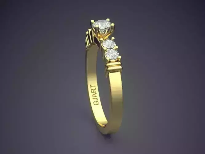 Ring With Diamonds Gjart A-91