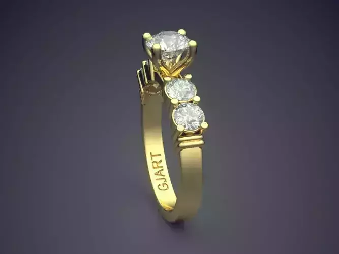 Ring With Diamonds Gjart A-90