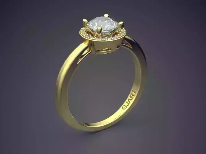 Ring With Diamonds Gjart A-92