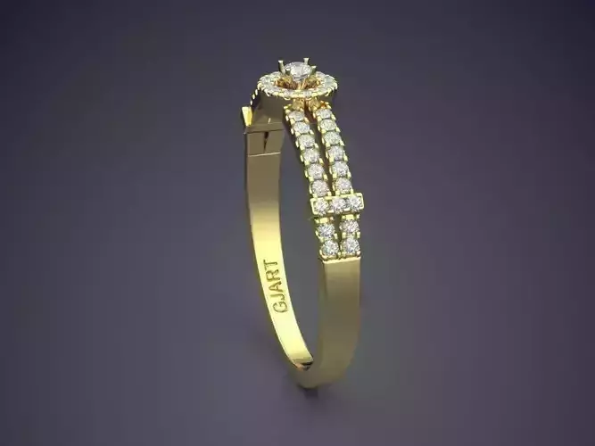 Ring With Diamonds Gjart A-83