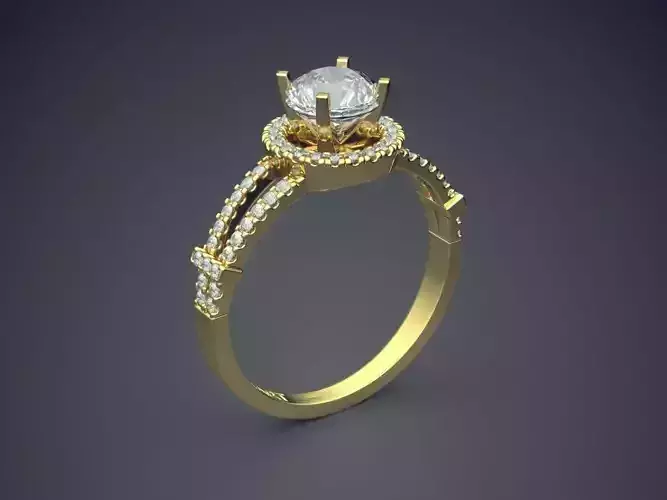 Ring With Diamonds Gjart A-81
