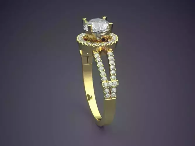 Ring With Diamonds Gjart A-81