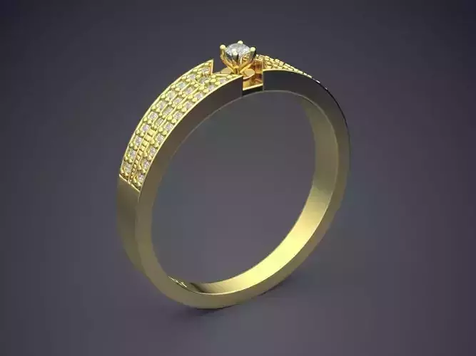 Ring With Diamonds Gjart A-71