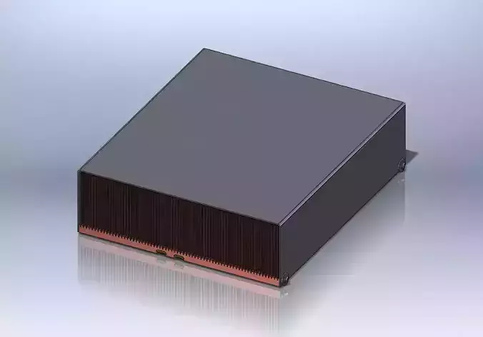 Copper Bonded Fin IGBT Ducted Cooler