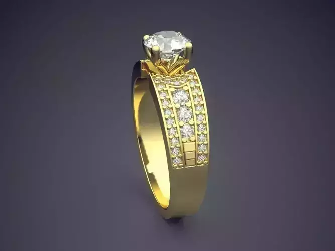 Ring With Diamonds Gjart A-69