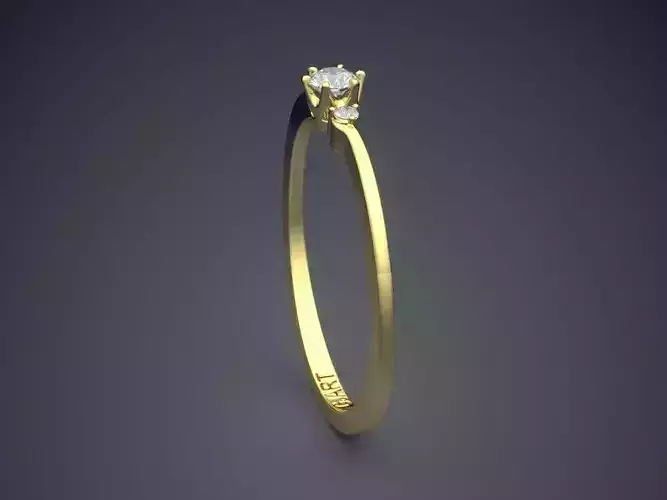 Ring With Tiny Diamonds Gjart A-591