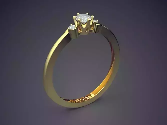 Ring With Diamonds Gjart A-590