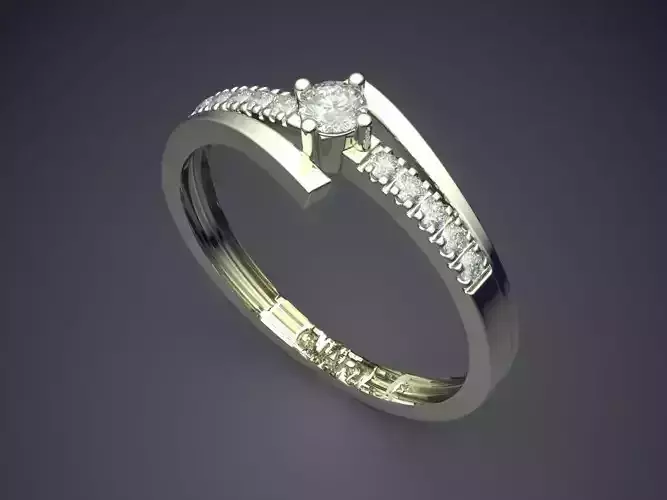Ring With Diamonds Gjart A-588