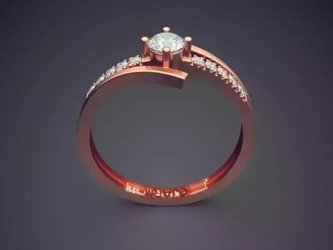 Ring With Diamonds Gjart A-587