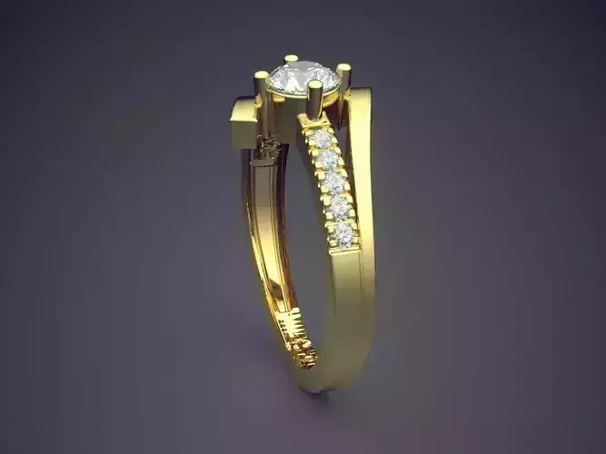 Ring With Diamonds Gjart A-586
