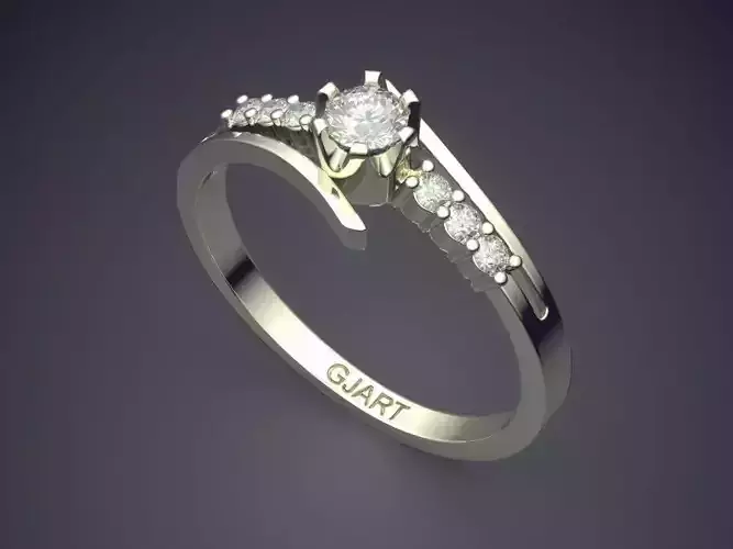 Ring With Diamonds Gjart A-565