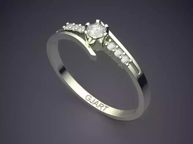 Ring With Diamonds Gjart A-564