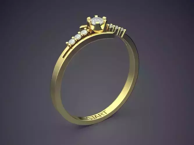 Ring With Diamonds Gjart A-564