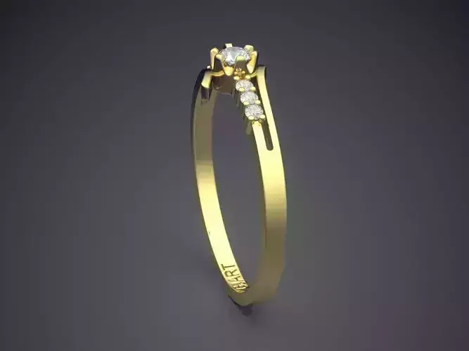 Ring With Diamonds Gjart A-564