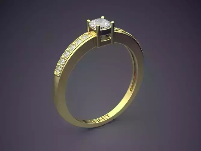 Ring With Diamonds Gjart A-559