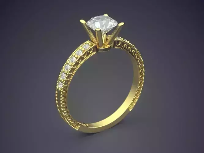 Ring With Diamonds Gjart A-56