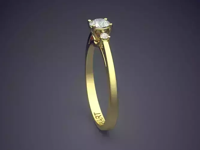Ring With Diamonds Gjart A-554