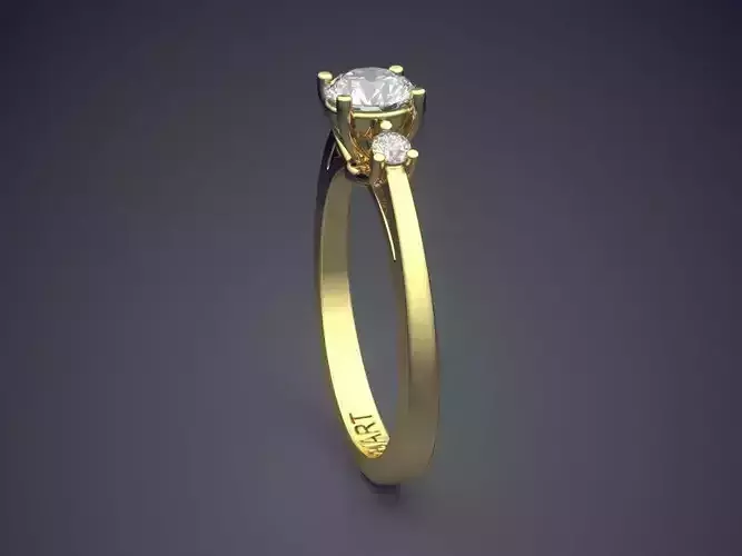 Ring With Diamonds Gjart A-553