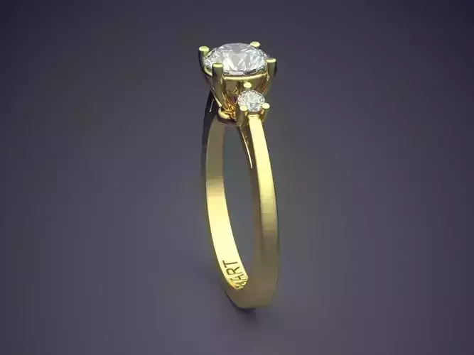 Ring With Diamonds Gjart A-552