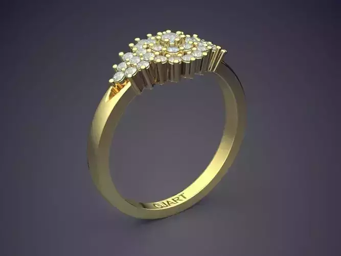 Ring With Diamonds Gjart A-550