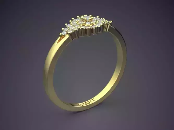 Ring With Diamonds Gjart A-549