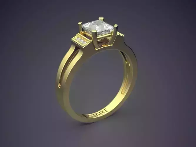 Ring With Diamonds Gjart A-532