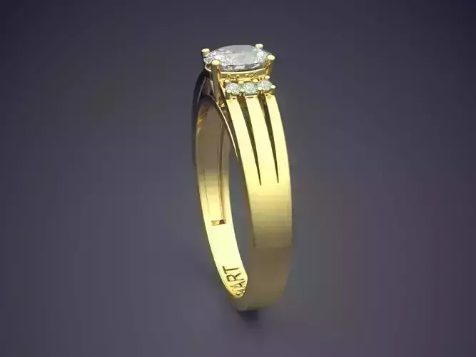 Ring With Diamonds Gjart A-529