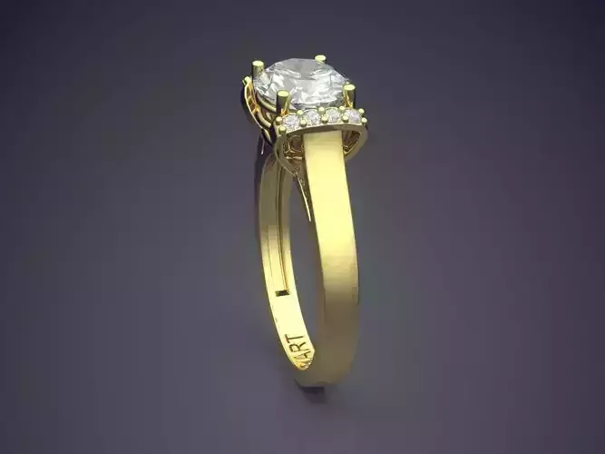 Ring With Diamonds Gjart A-525