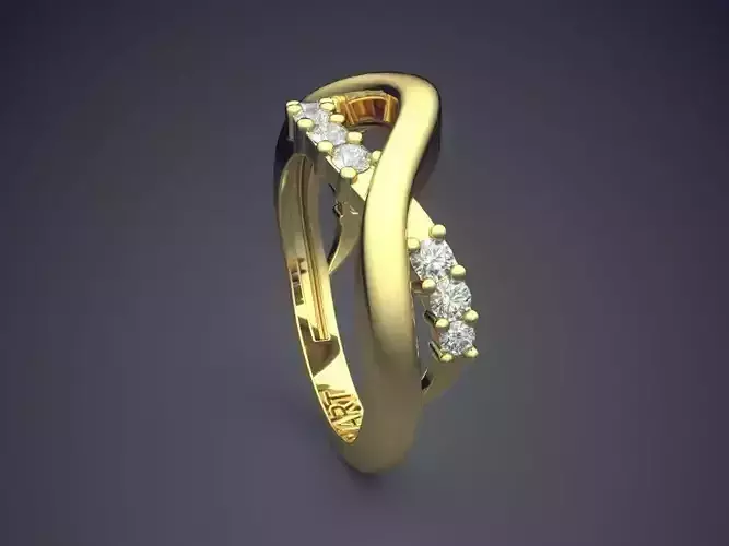 Ring With Diamonds Gjart A-524