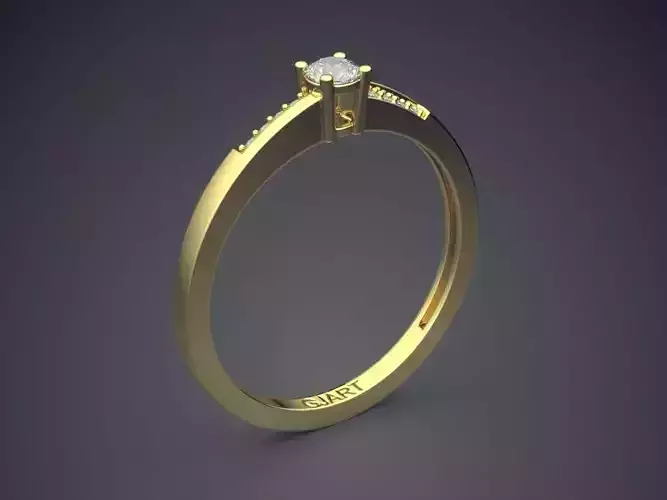 Ring With Diamonds Gjart A-521