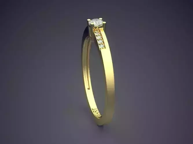 Ring With Diamonds Gjart A-521
