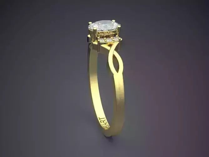 Ring With Diamonds Gjart A-517