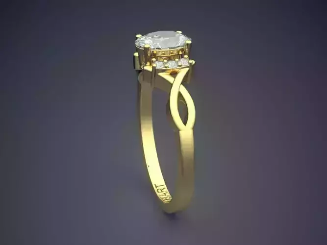 Ring With Diamonds Gjart A-516