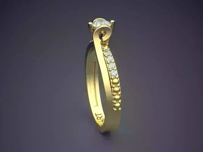 Ring With Diamonds Gjart A-510