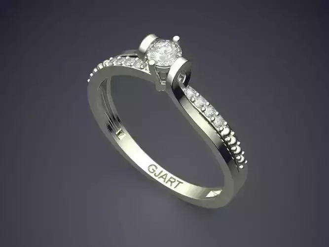 Ring With Diamonds Gjart A-509